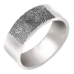Vingerafdruk ring