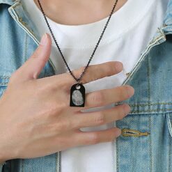 Alternative view of Heren Ketting met Vingerafdruk