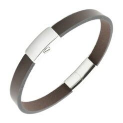 Leren As Armband Unisex – Persoonlijk Gedenksieraad met Gravure