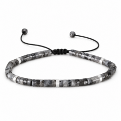 Trendy Armband voor Heren – Natuursteen met Trekkoordsluiting - Afbeelding 5