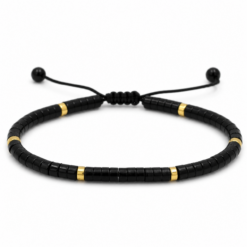 Trendy Armband voor Heren – Natuursteen met Trekkoordsluiting - Afbeelding 4