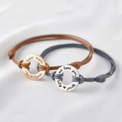 Alternative view of Heren Armband – verstelbare uniseks armband – RVS Sieraad