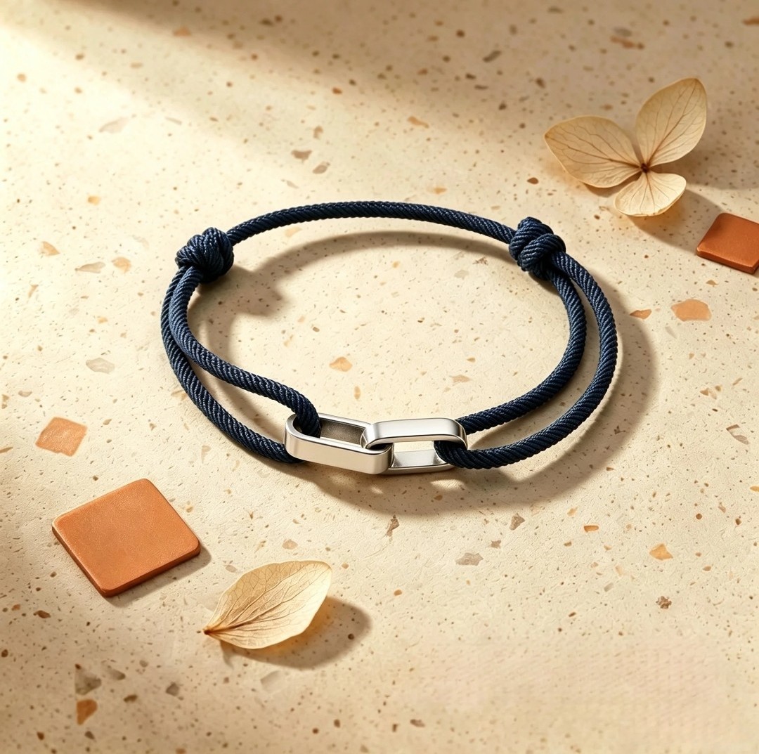 Gepersonaliseerde en verstelbare minimalistische armband met Naam - Zilverkleurig - Afbeelding 4